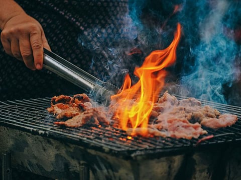 Make sure the grill is safe before lighting the coals