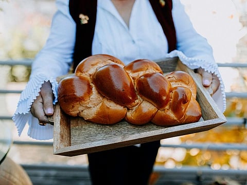 This braided Jewish bread is integral to Shabbat meals 