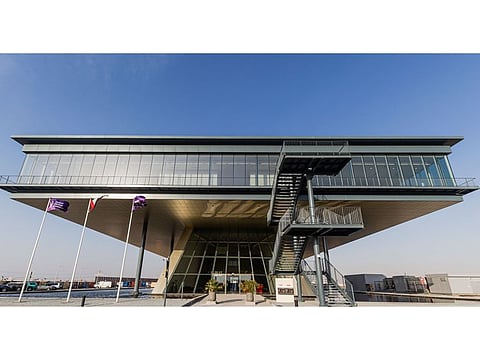 The Dubai Global Connect's Visitor Centre in Dubai South sports a futuristic look.