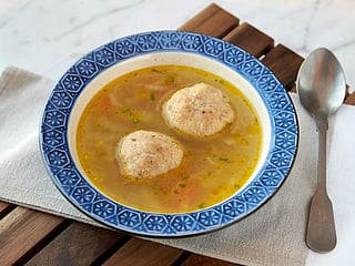 Jewish Matzah ball soup
