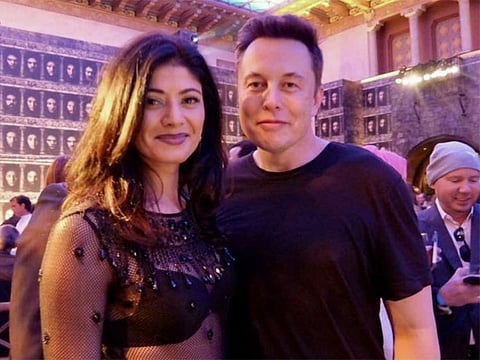 Pooja Batra and Elon Musk in 2016