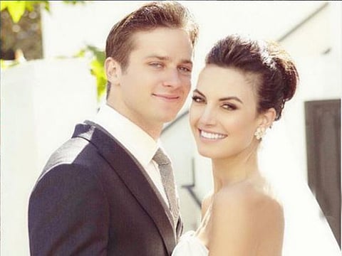 Armie Hammer and Elizabeth Chambers.