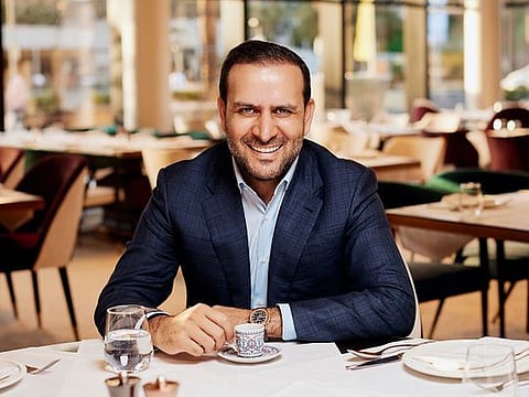 Rizgar Sak (right), Chairman of Dives Holding, which operates CZNBurak, with chef Burak Ozdemir 