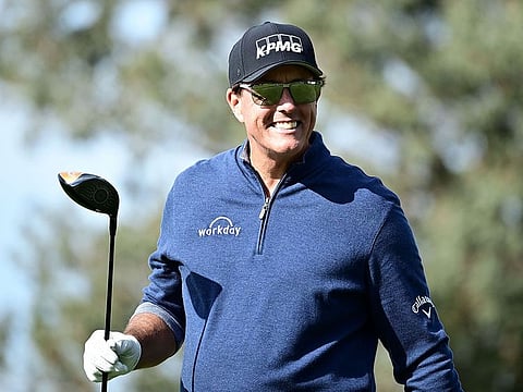 Phil Mickelson is back in Saudi Arabia 