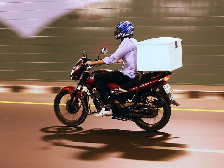 Stock delivery bikes food Dubai