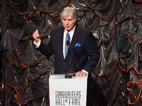 Jim Weatherly at the Songwriters Hall of Fame Awards in New York in 2014.