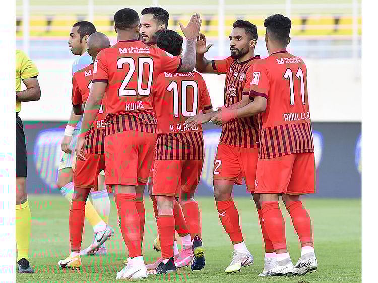 Al Jazira defeated Al Dhafra 5-1