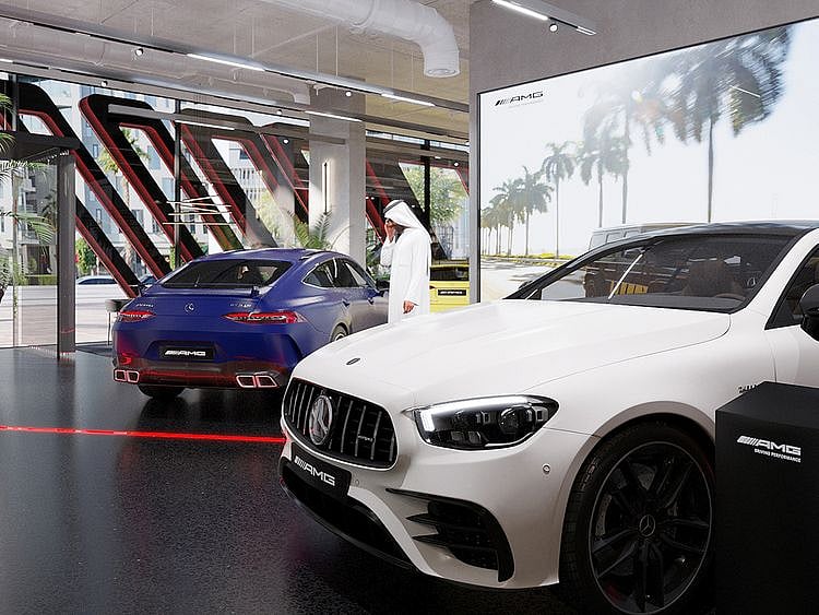 AMG showroom