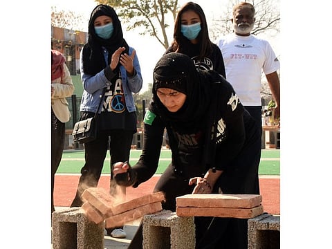 Neelofar Shirazi in action.