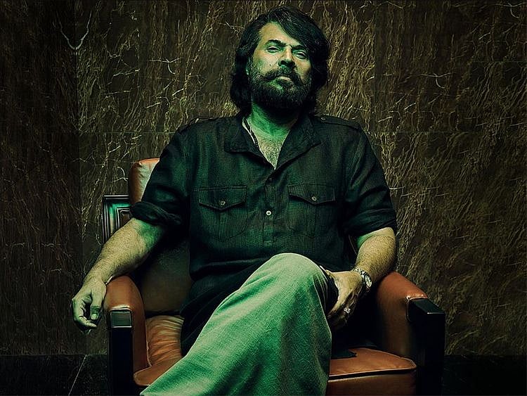 Mammootty in the poster for Bheeshmaparvam