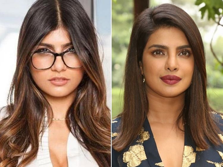 Mia Khalifa and Priyanka Chopra Jonas