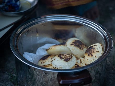 Shora Pithey or Sankranti-special rice dumplings