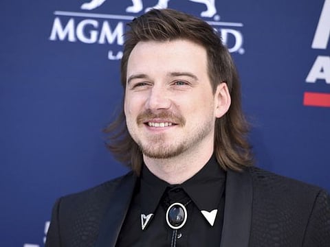 Morgan Wallen arrives at the 54th annual Academy of Country Music Awards on April 7, 2019, in Las Vegas.