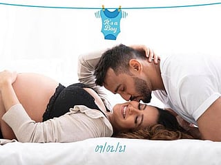 Look: Bollywood actor and new parents Anita Hassanandani and Rohit Reddy share their first ‘beautiful moment’ from the hospital