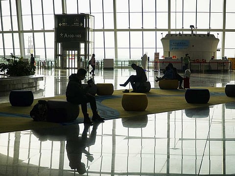 Passengers wait for a flight at Daxing Airport in Beijing on February 8, 2021, ahead of Lunar New Year. (Photo for illustrative purposes only)