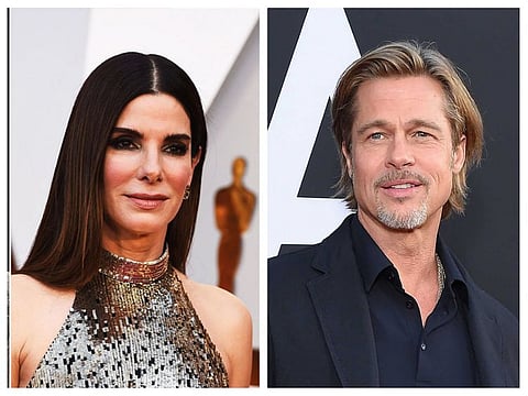 Sandra Bullock and Brad Pitt