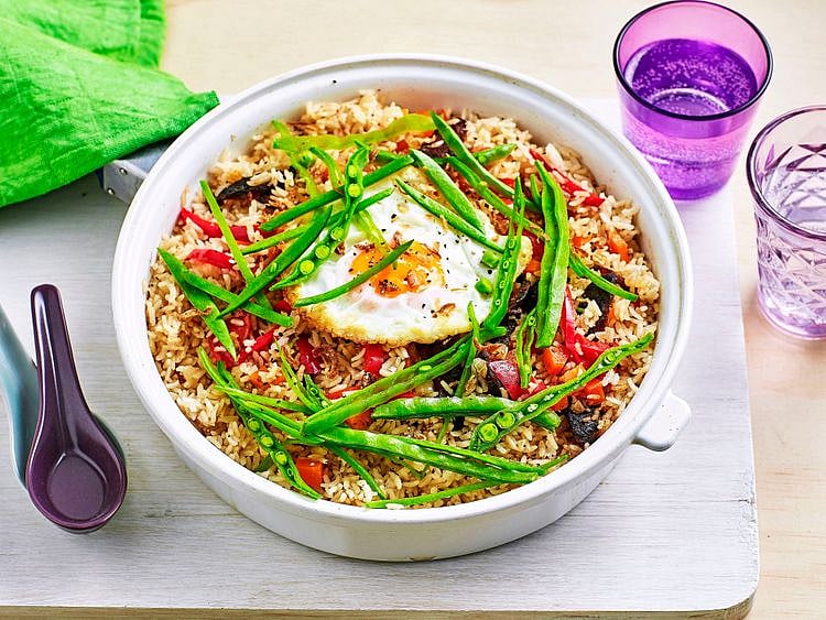 Chinese pulao with egg