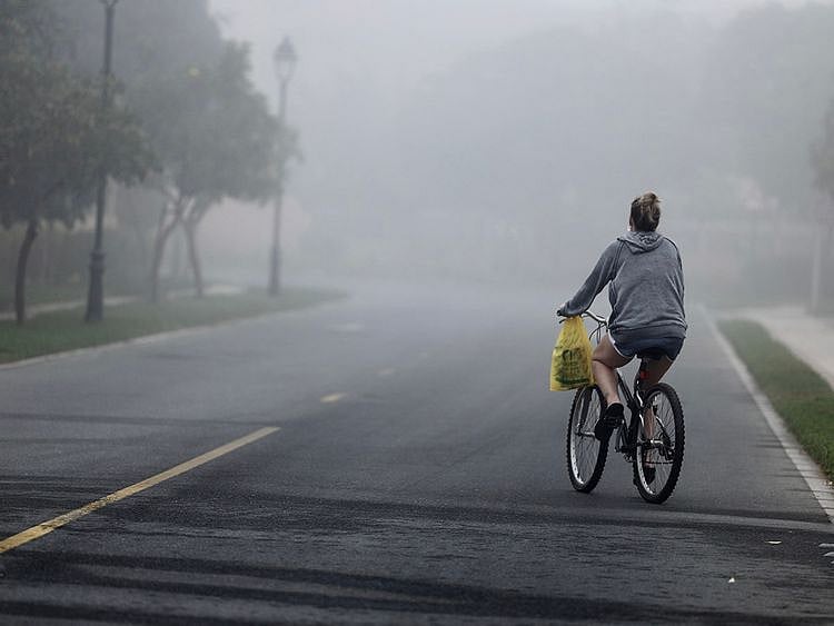 Dubai fog