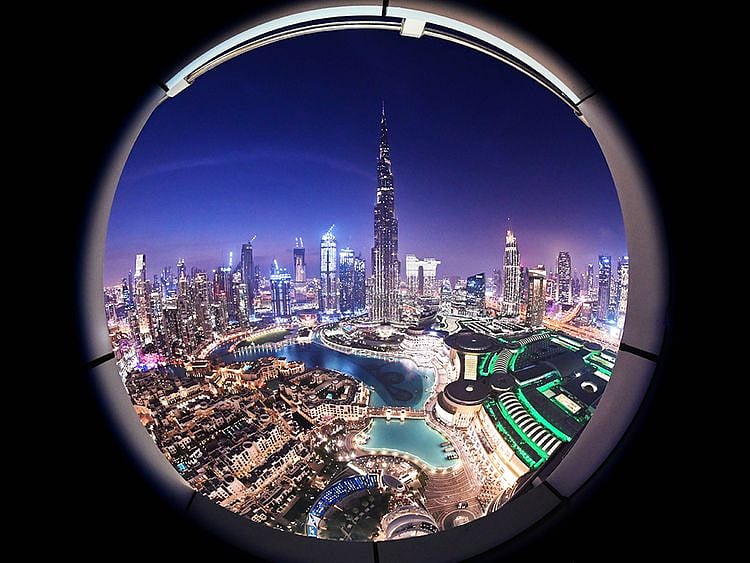 Stock Dubai skyline