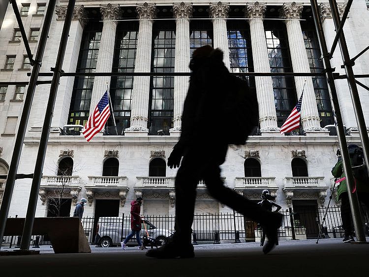 Stock NYSE trading Wall street