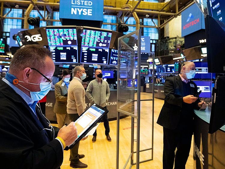 Stock NYSE trading Wall street