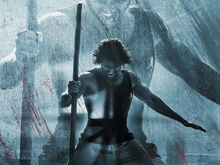 Vijay Deverakonda in the Liger poster