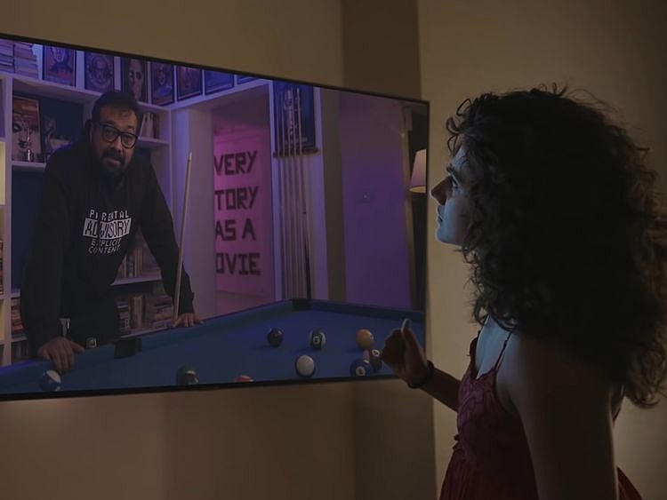 Anurag Kashyap and Taapsee Pannu in the teaser for 'Dobaaraa'