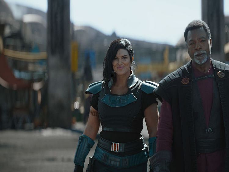 Gina Carano in The Mandalorian