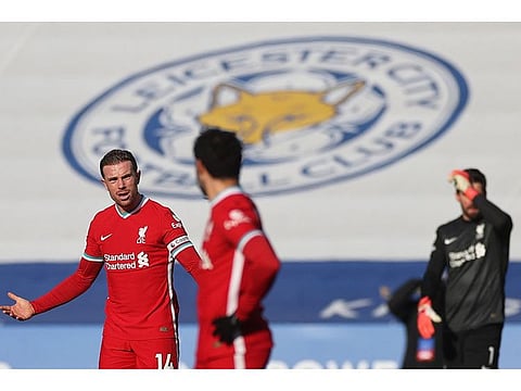 Liverpool collapsed to defeat against Leicester