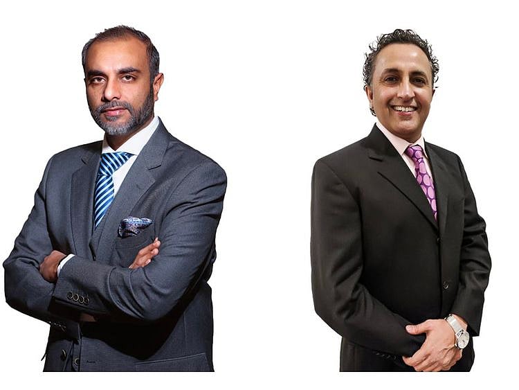Khurram Shroff, Chairman of IBC Group with Imran Siddiqui, CEO, HeTH Data Centers