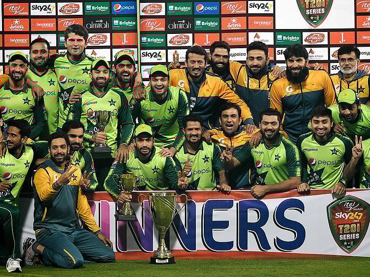 Pakistan's players