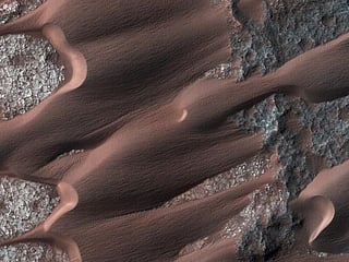 Look: The surface of Mars