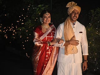 Bollywood: First looks from Dia Mirza and Vaibhav Rekhi's wedding