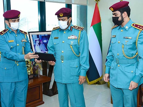 RAK Police officials at the launch of the campaign.
