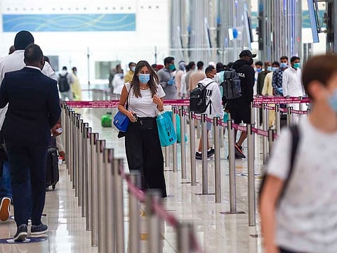 File photo: Dubai International airport terminal 3.