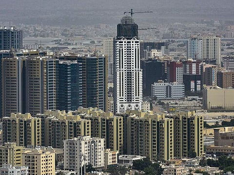 The Ajman skyline.