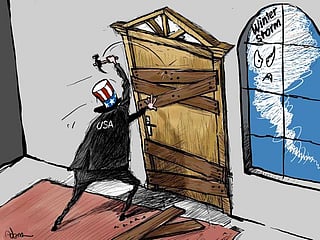 Cartoon: Major winter storm threatens the US