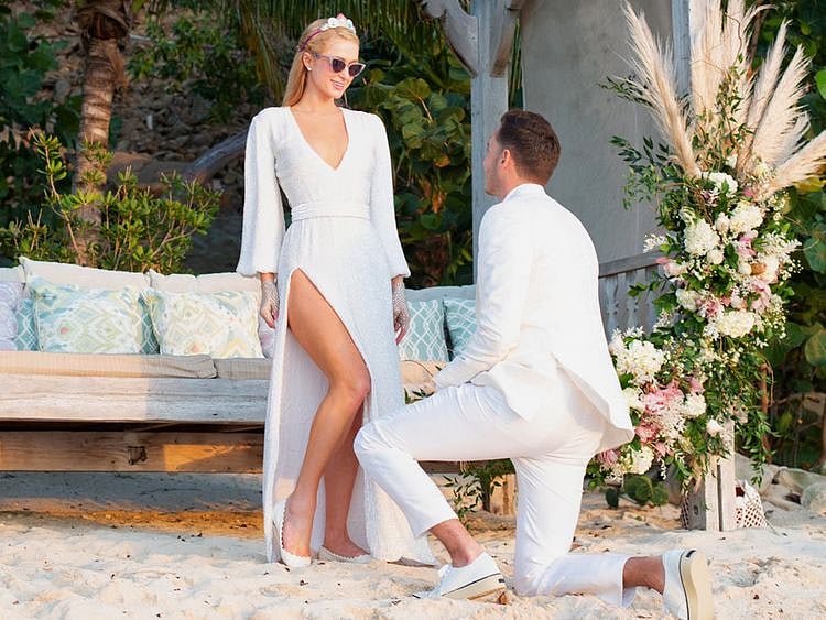 Paris Hilton gets engaged to Carter Reum