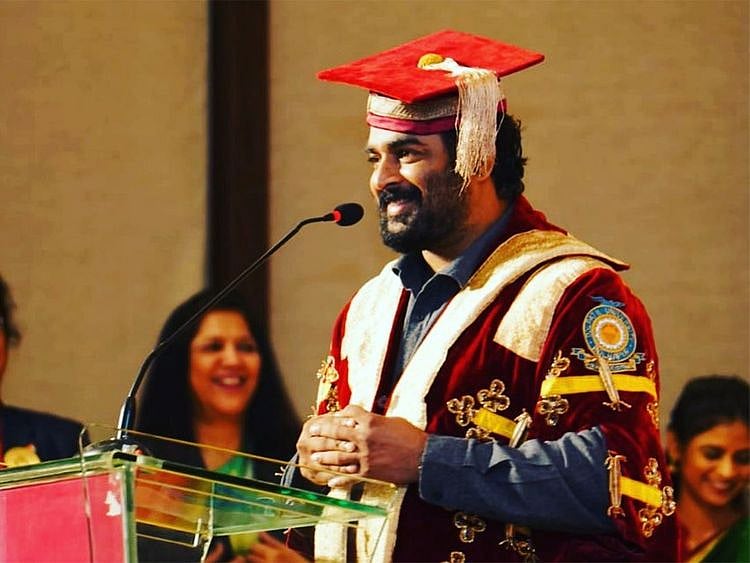 R Madhavan receives Doctor of Letters for his contribution to arts and films