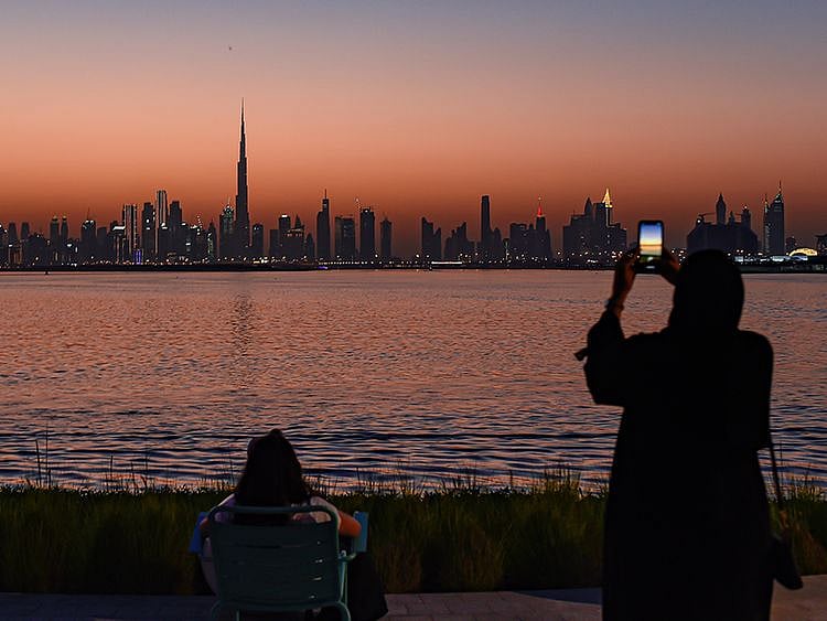 Stock Dubai Skyline