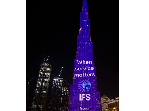 IFS on the Burj Khalifa 