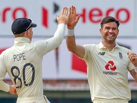 England's James Anderson