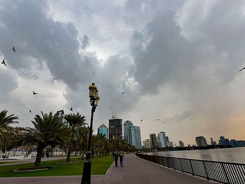 Low clouds are expected to form northwards, in coastal areas and on Islands. So residents of Ras Al Khaimah, Sharjah, Dubai and Ajman can expect cloudy skies.