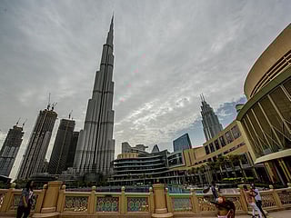 Cloudy weather in Dubai