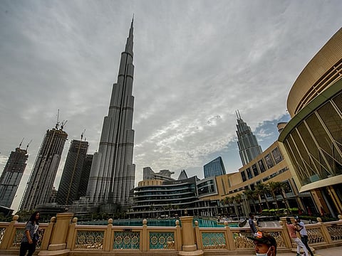 Cloudy weather in Dubai