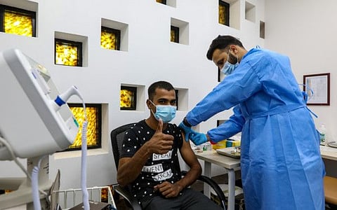 The centre is part of the vaccination network operated by health provider, Mubadala Health.