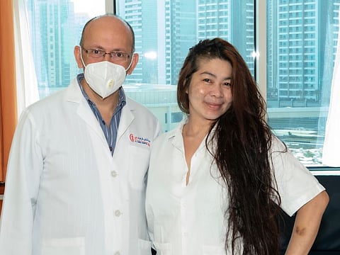  Ela, the patient, after the surgery.