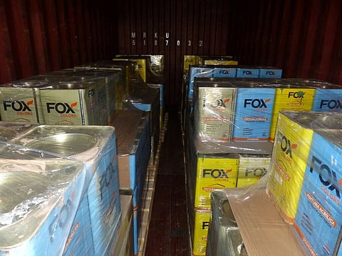 Cocaine found in over 1,700 tins of wall filler after German authorities seized more than 16 tonnes of cocaine in the northern port city of Hamburg, in Europe's largest cocaine haul to date. 