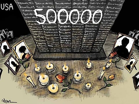 There have been more than half a million Covid-related deaths in the US 