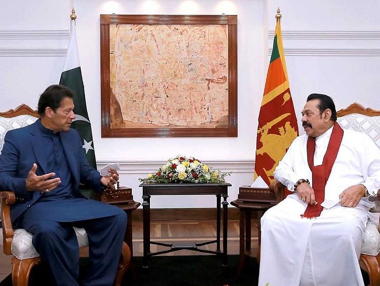 Imran Khan Mahinda Rajapakse Pakistan Sri Lanka